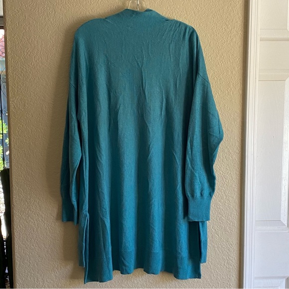 Soft Surroundings 1X Blue Knit Sweater - Picture 2 of 5